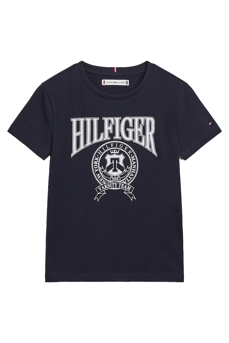 Tommy Hilfiger hilfiger. varsity tee Blauw-1 1
