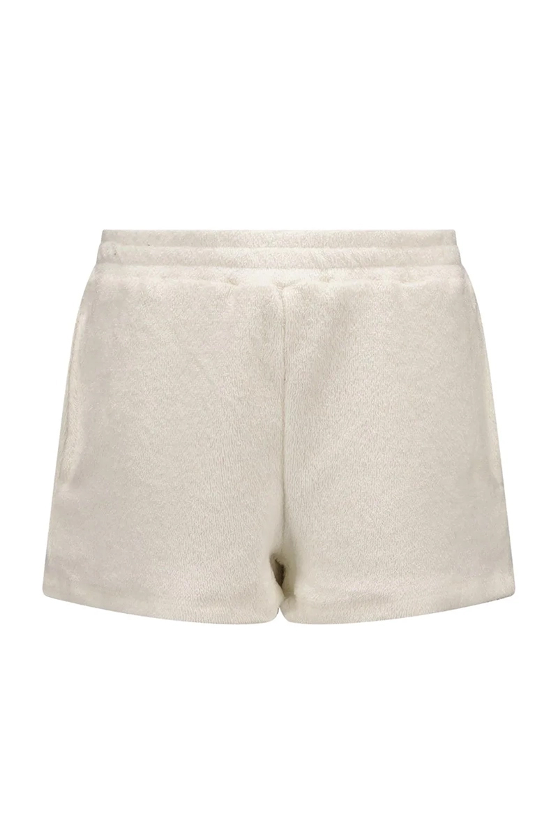 Superrebel SOLANA TERRY SHORT Ecru-1 1