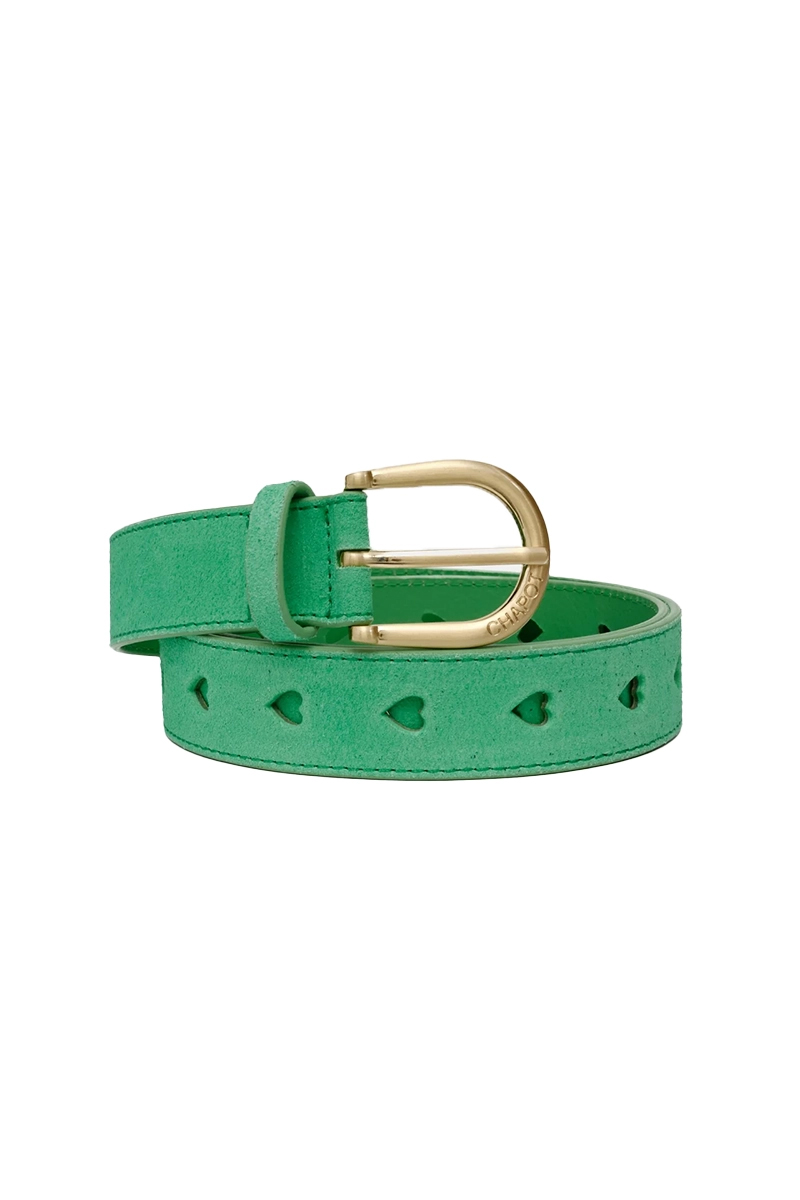 Fabienne Chapot Cut It Out Heart Belt Groen-1 1
