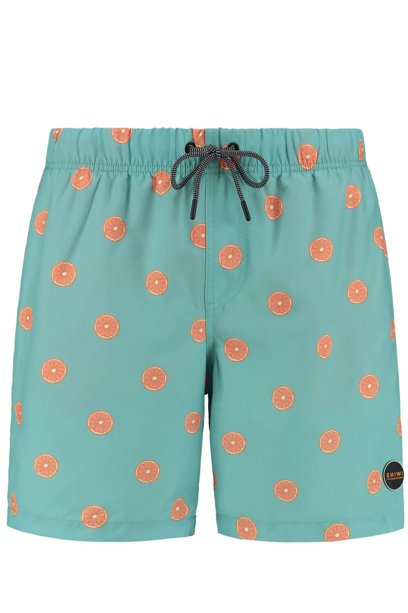 Shiwi MEN STRETCH SWIMSHORT CITRUS Blauw-1 1