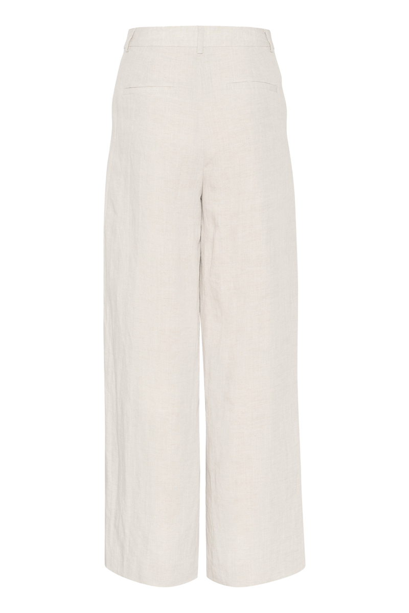 Gestuz LizaGZ linen HW panta bruin/beige-1 4