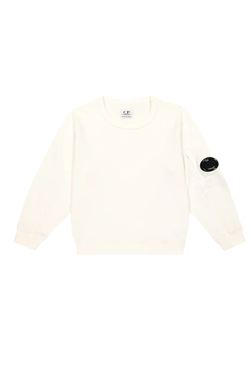 C.P. Company light fleece sweatshirt Ecru-1 1