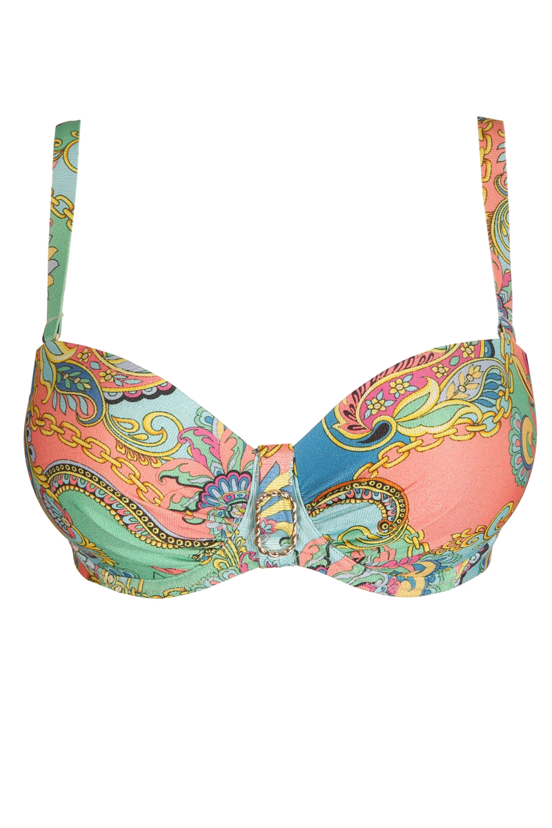 Prima Donna CELAYA - PADDED STRAPLESS BIKINI TOP Groen-1 1