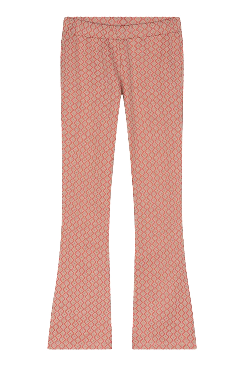 Indian Blue Jeans Flared pants fancy Oranje-1 1