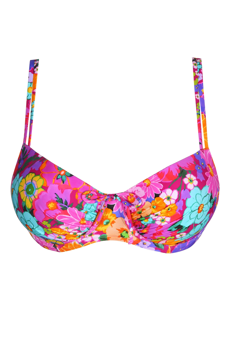 Prima Donna NAJAC - PADDED BALCONY BIKINI TOP Rose-1 1