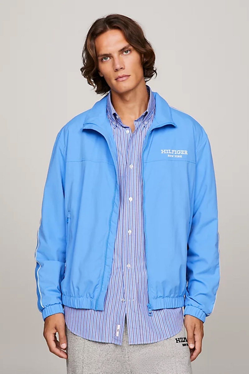 Tommy Hilfiger STRIPE TRACK JACKET Blauw-1 2