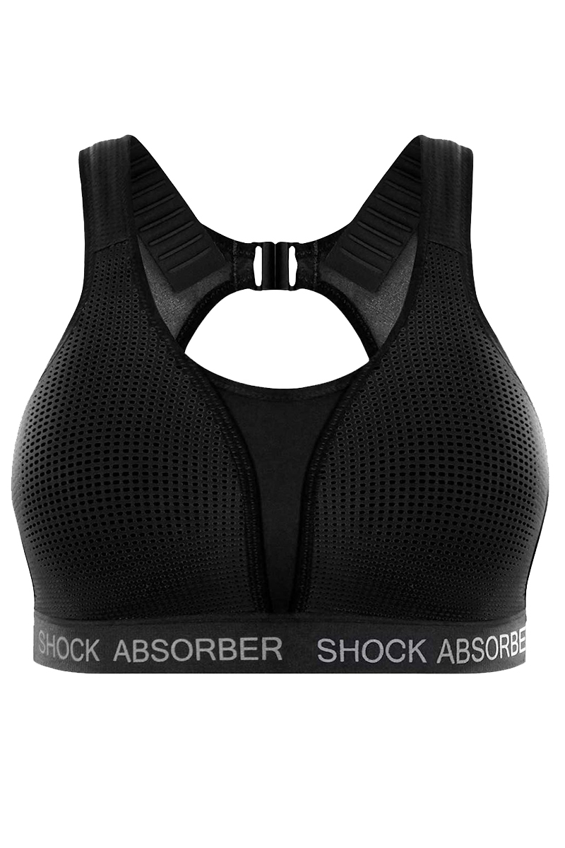 Shock Absorber ULTIMATE PADDED RUN BRA Zwart-1 1