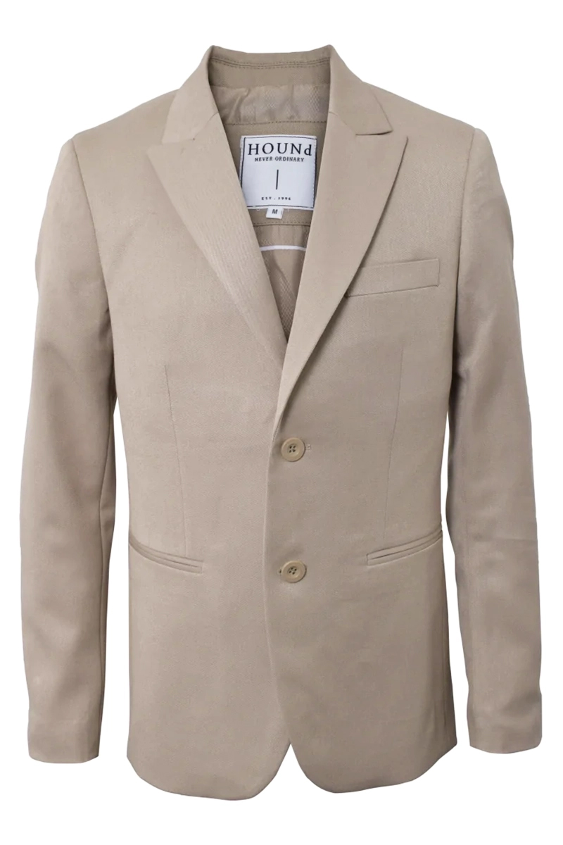 HOUNd Jongens colbert bruin/beige-1 1