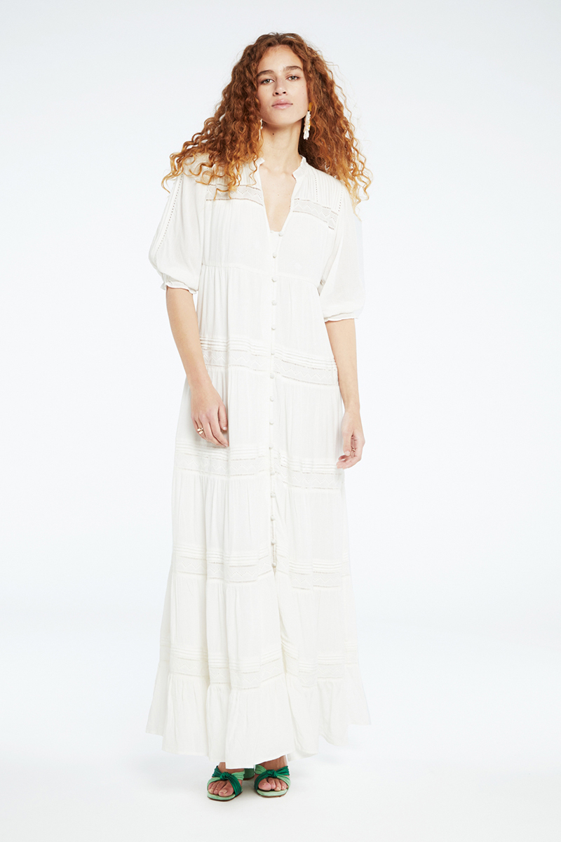 Fabienne Chapot Kira  Dress Ecru-1 2