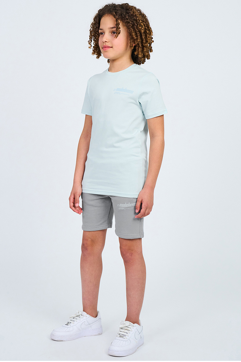 Malelions Junior worldwide shorts Grijs-1 3