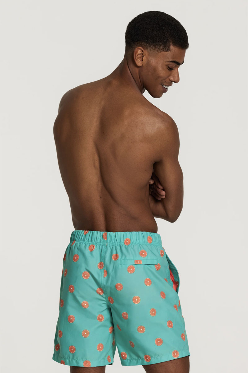 Shiwi MEN STRETCH SWIMSHORT CITRUS Blauw-1 3