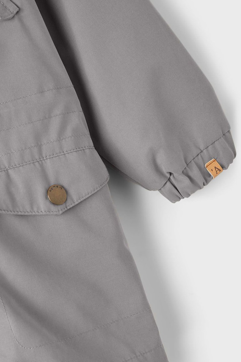 LIL' ATELIER NMMDYLAN LONG JACKET 1FO LIL Grijs-1 2